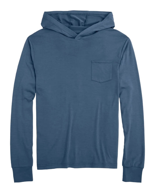 Youth Bamboo Shade Hoodie Pacific Blue