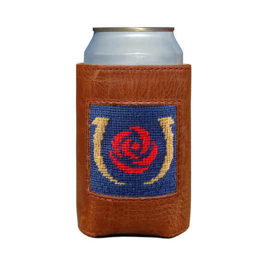Kentucky Derby (Navy) Needlepoint Koozie