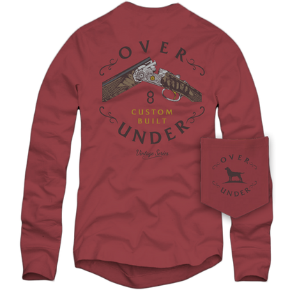 Vintage Custom Built LS T-Shirt Crimson