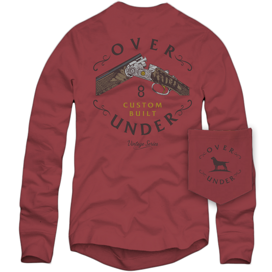 Vintage Custom Built LS T-Shirt Crimson