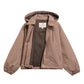 Ws Audrey Showerproof Jacket Cranberry/Brown Gingham