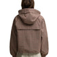 Ws Audrey Showerproof Jacket Cranberry/Brown Gingham