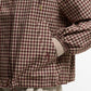 Ws Audrey Showerproof Jacket Cranberry/Brown Gingham