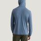 Bamboo Lightweight Hoodie Pacific Blue