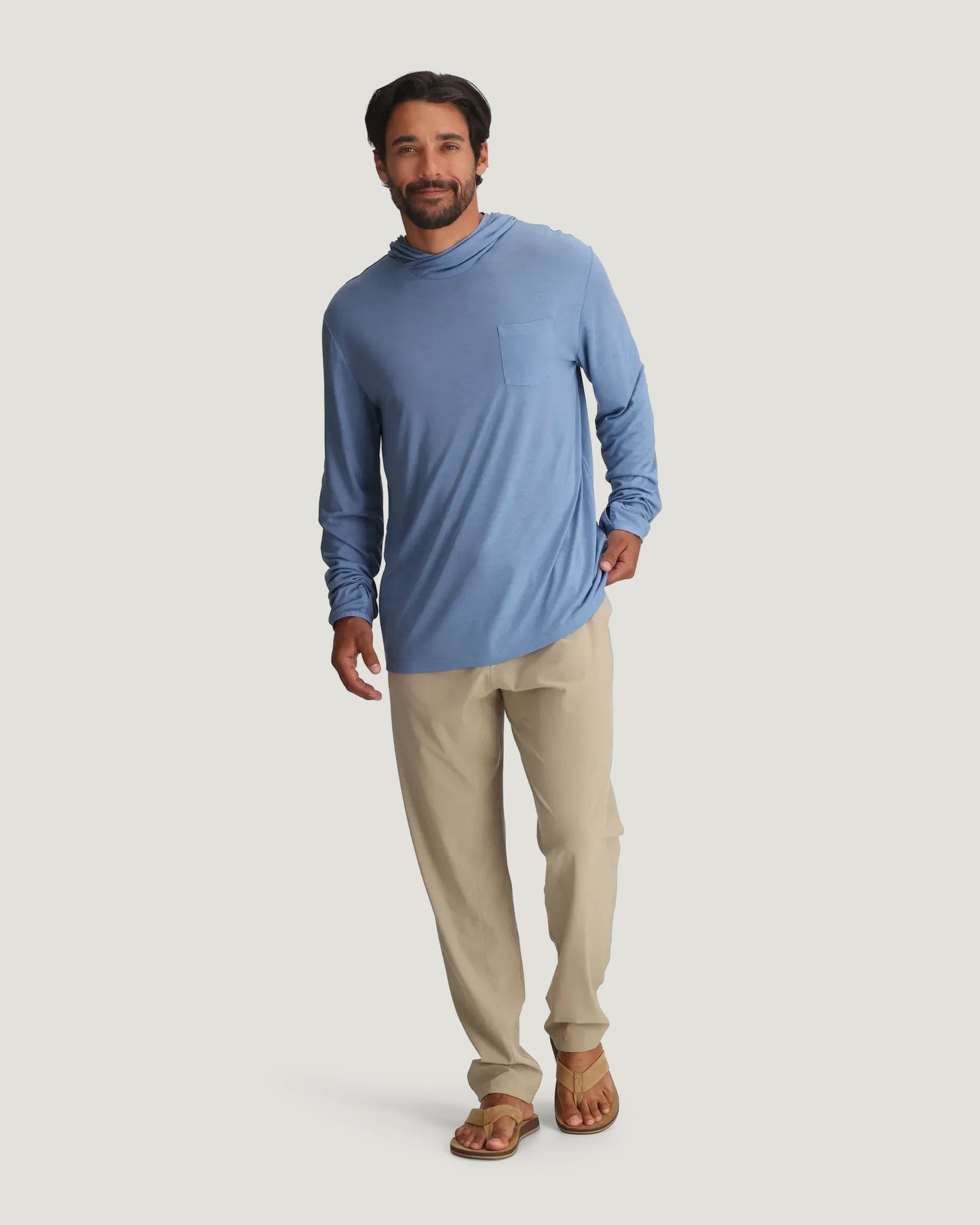 Bamboo Lightweight Hoodie Last Light