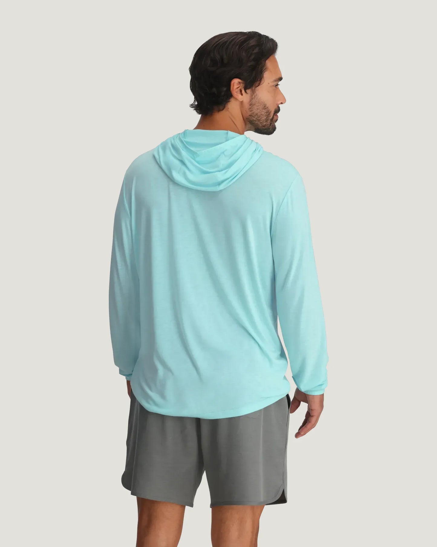 Bamboo Shade Hoodie Bahama Blue