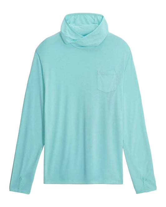 Bamboo Lightweight Hoodie Bahama Blue
