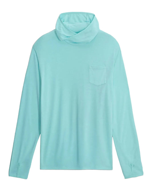 Bamboo Shade Hoodie Bahama Blue