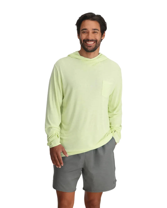 Bamboo Lightweight Hoodie Lime