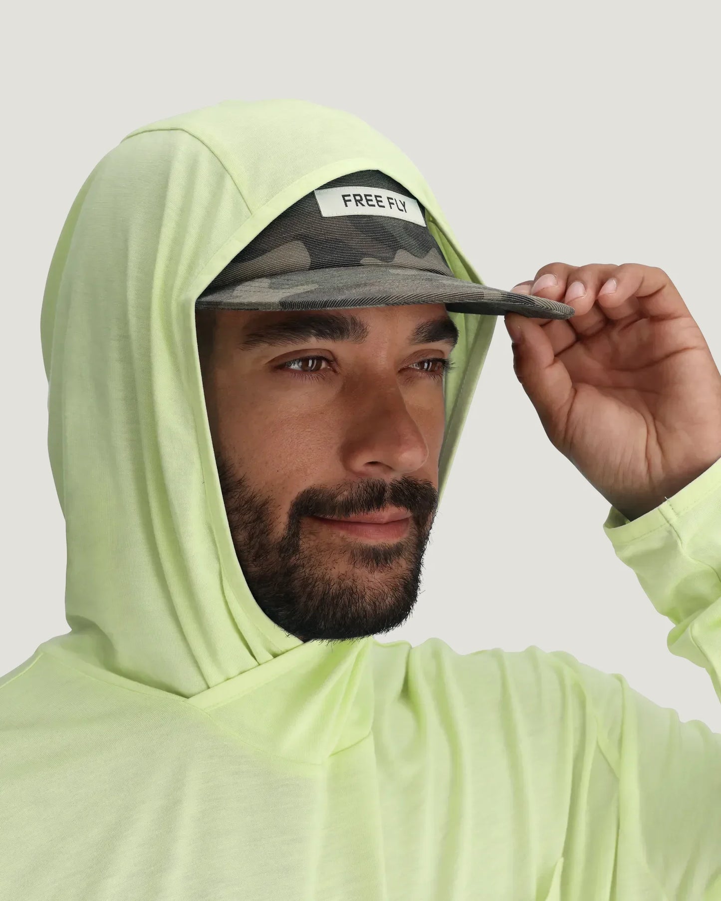 Bamboo Lightweight Hoodie Lime