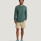 Bamboo Lightweight Long Sleeve Shirt Sea Pine