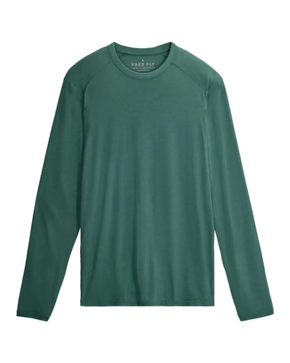 Bamboo Lightweight Long Sleeve Shirt Sea Pine