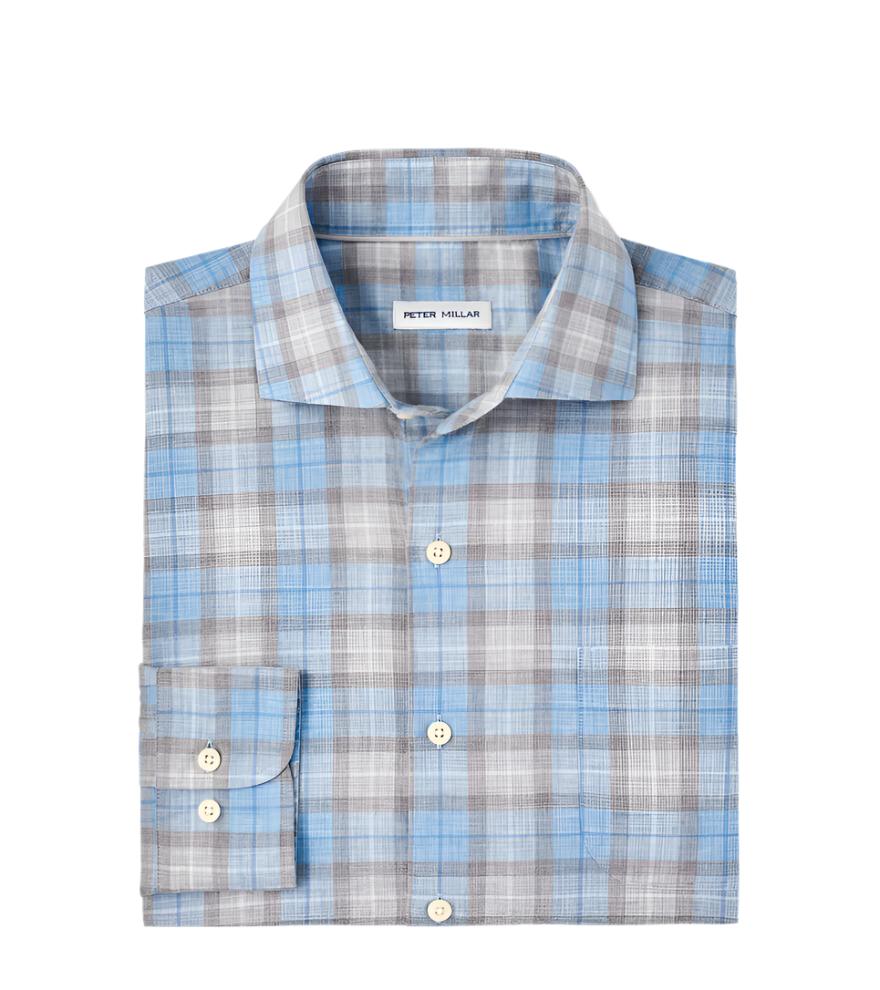 Langley Cotton Sport Shirt Brit Grey - Beau Outfitters