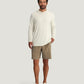 8" Breeze Short Dark Khaki