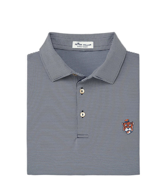 Auburn Aubie Logo Jubilee Jersey Polo Navy