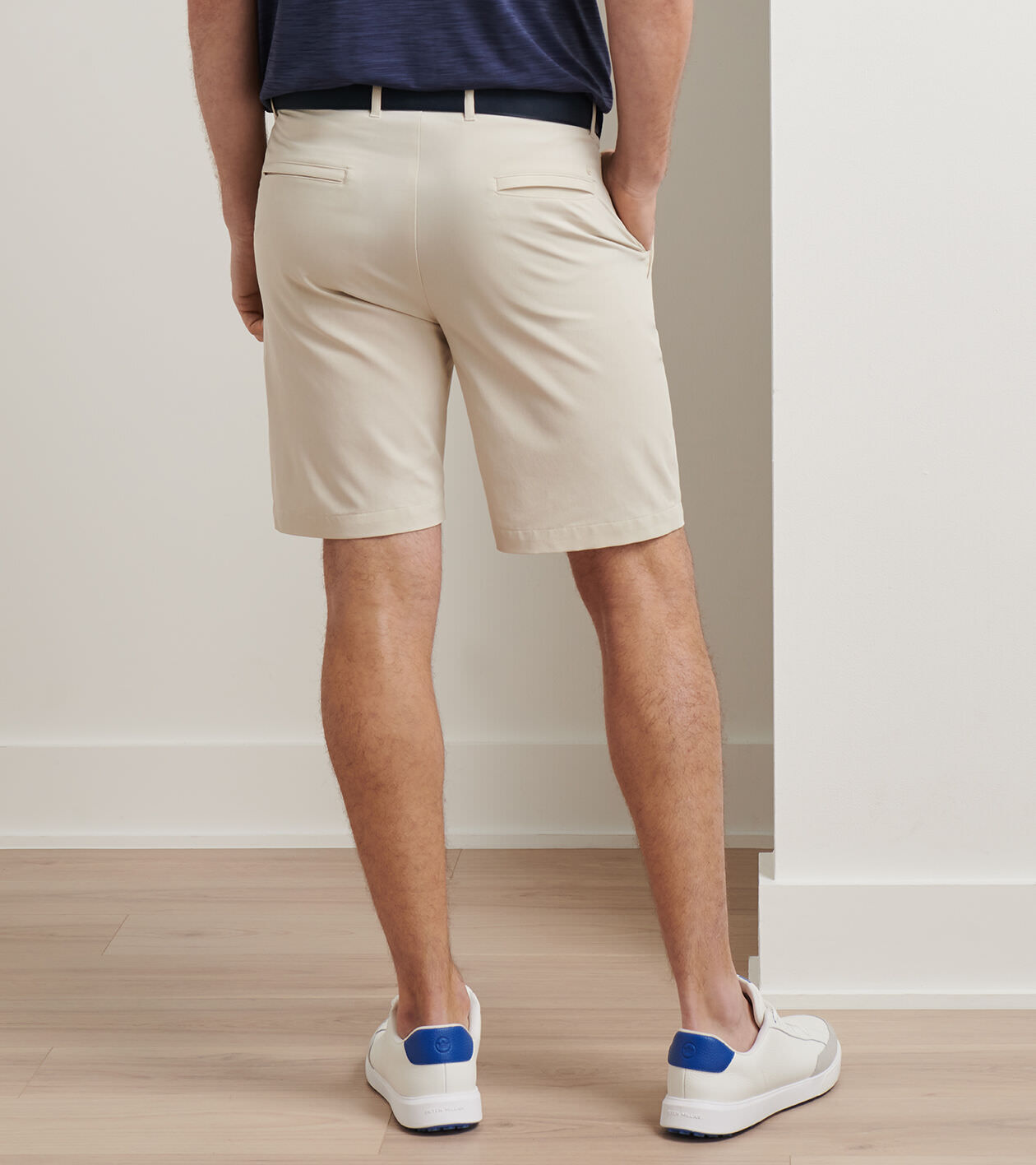 9" Shackleford Perf Hybrid Short Khaki