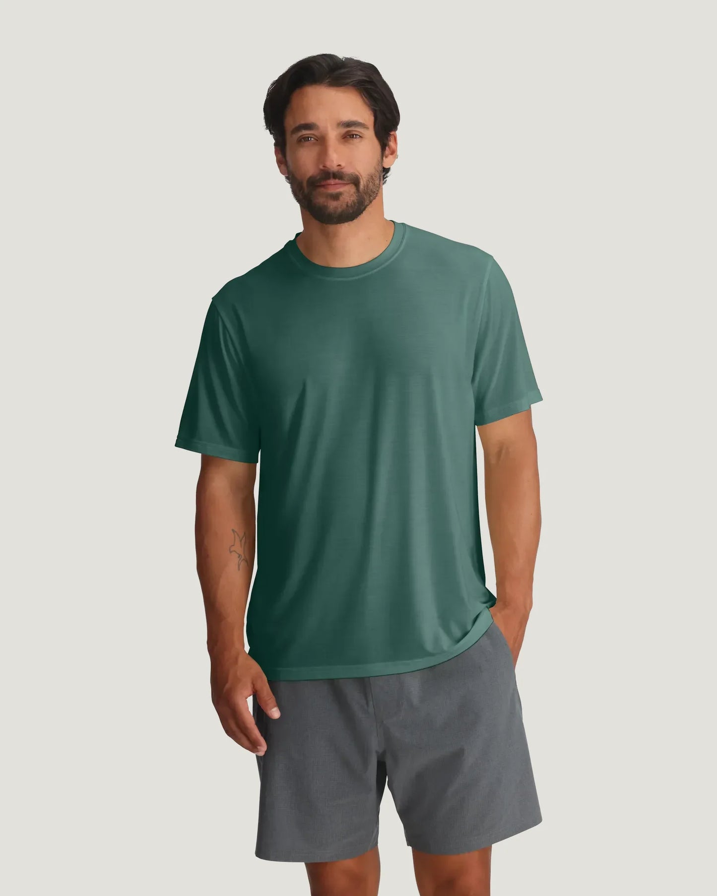 Men's Elevate Lightweight Tee Sea Pine