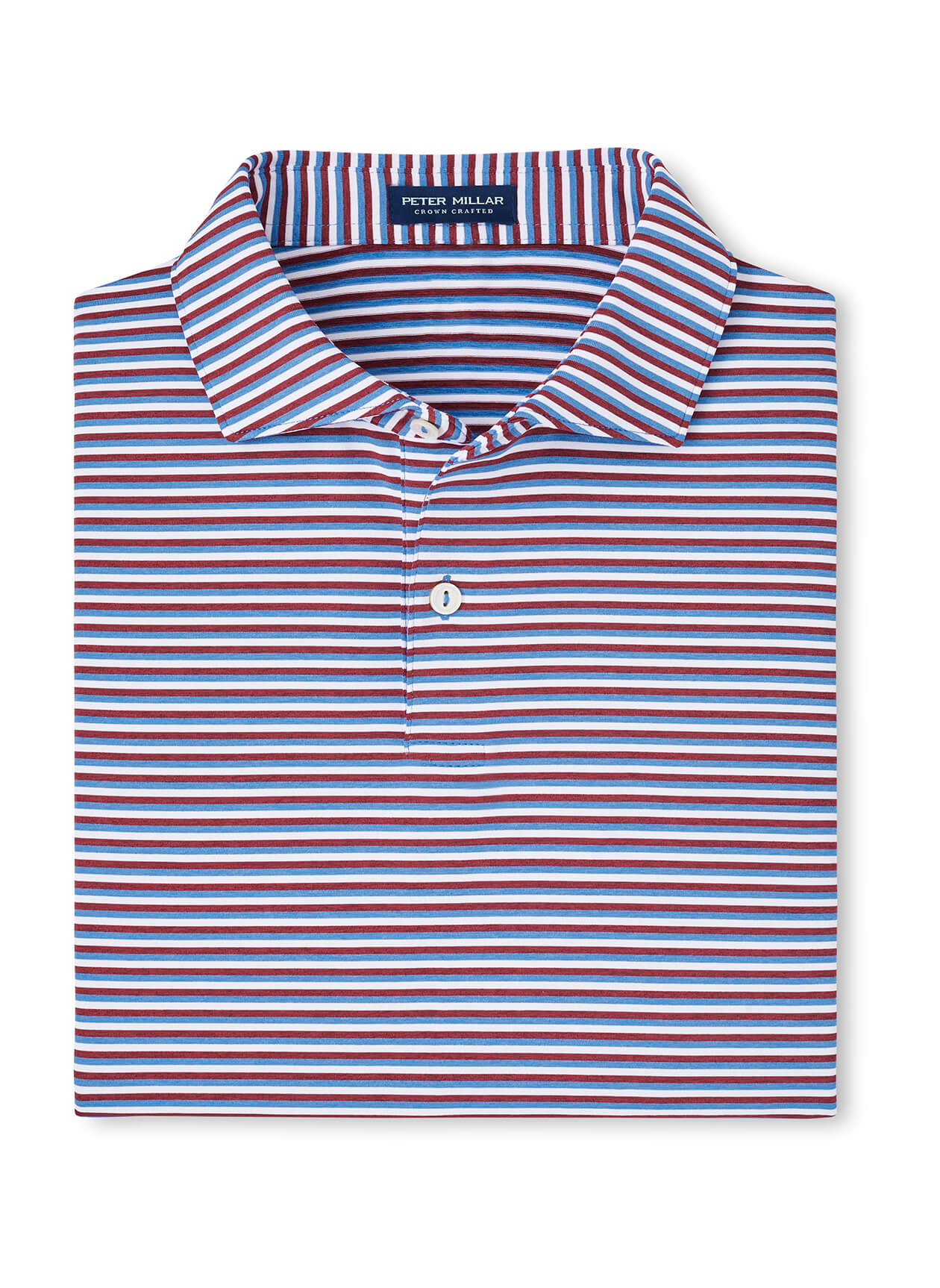 Milton Perf Jersey Polo Brook Blue