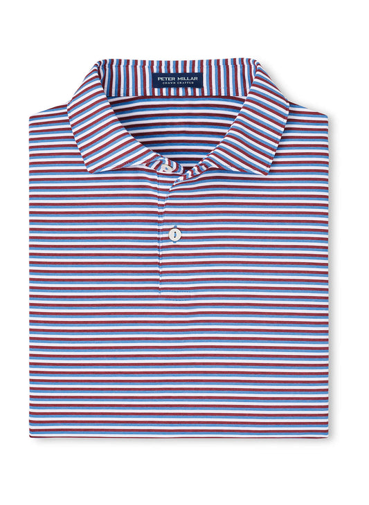 Milton Perf Jersey Polo Brook Blue