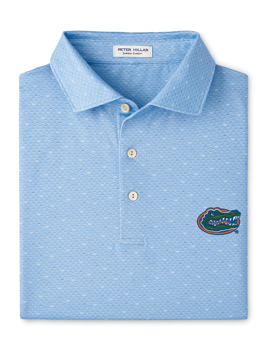 UF Fall Football Polo Cottage Blue