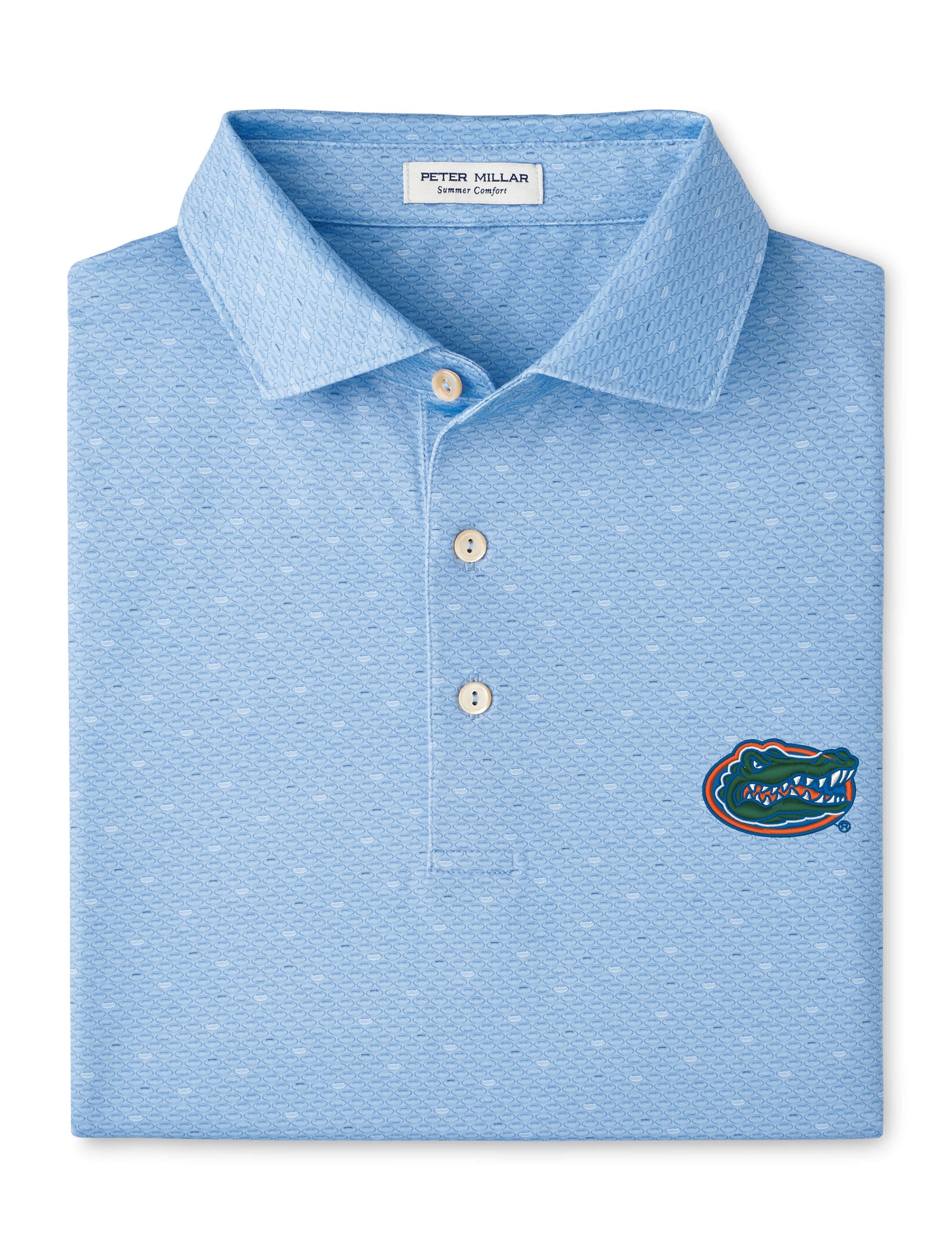 UF Fall Football Polo Cottage Blue