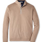 Perth Mélange Perf 1/4 Zip Poplar Brown