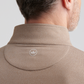 Perth Mélange Perf 1/4 Zip Poplar Brown