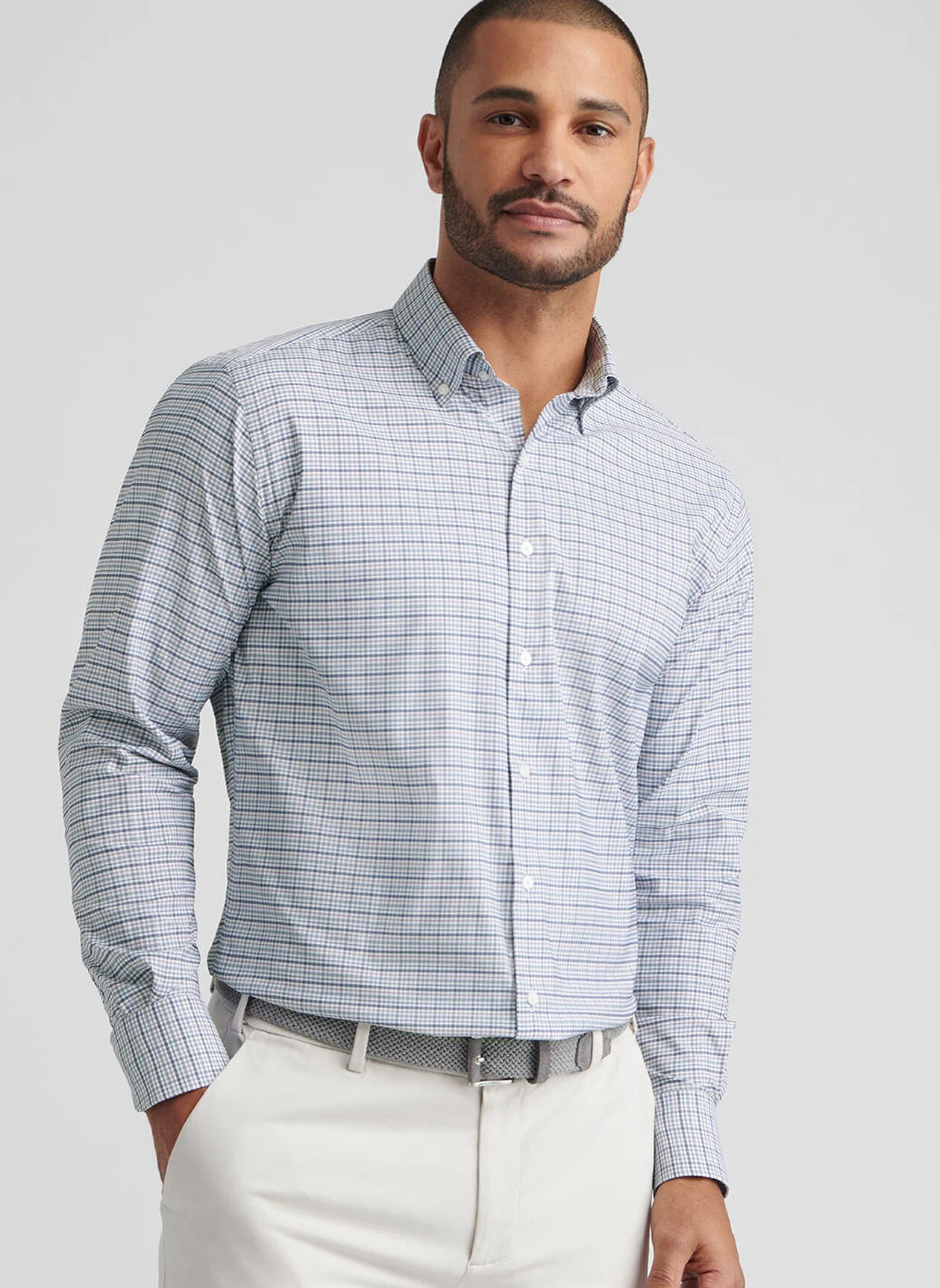 Leavenworth Performance Twill Shirt Blue Haze
