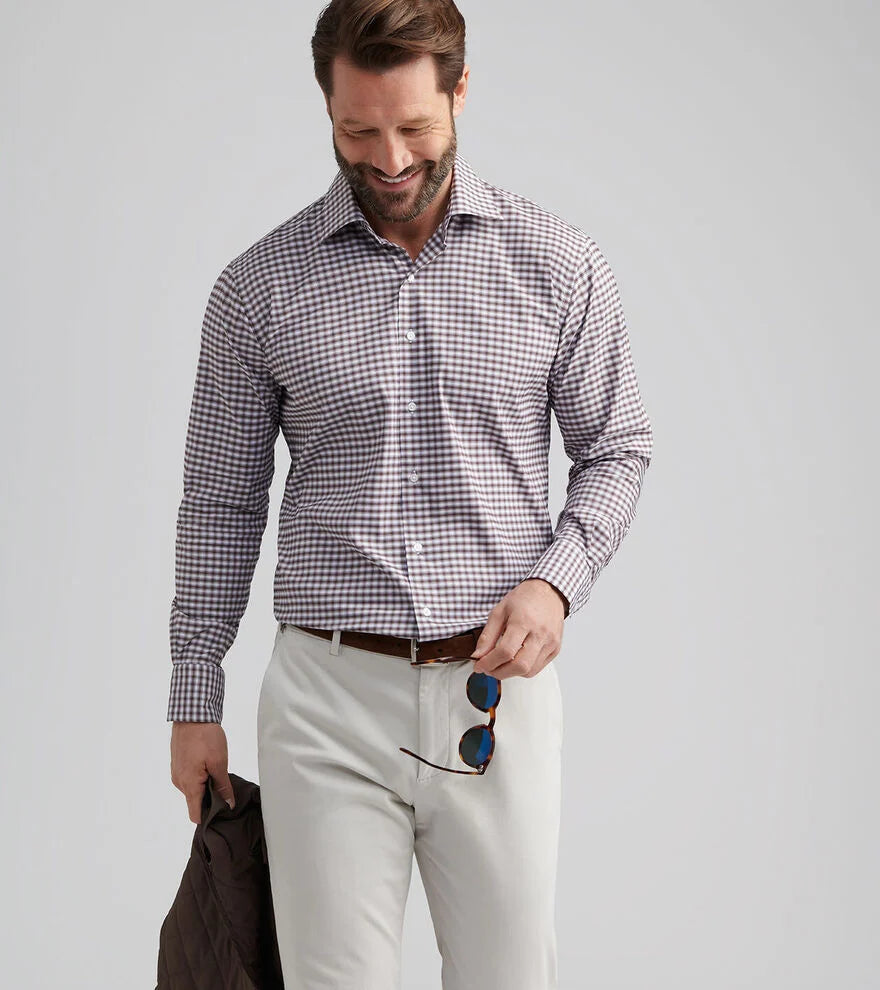 Fairbanks Perf Twill Sport Shirt French Press