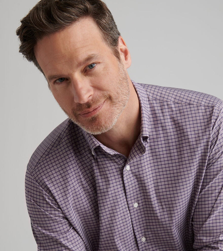 Petaluma Perf Twill Shirt Parisian Fig