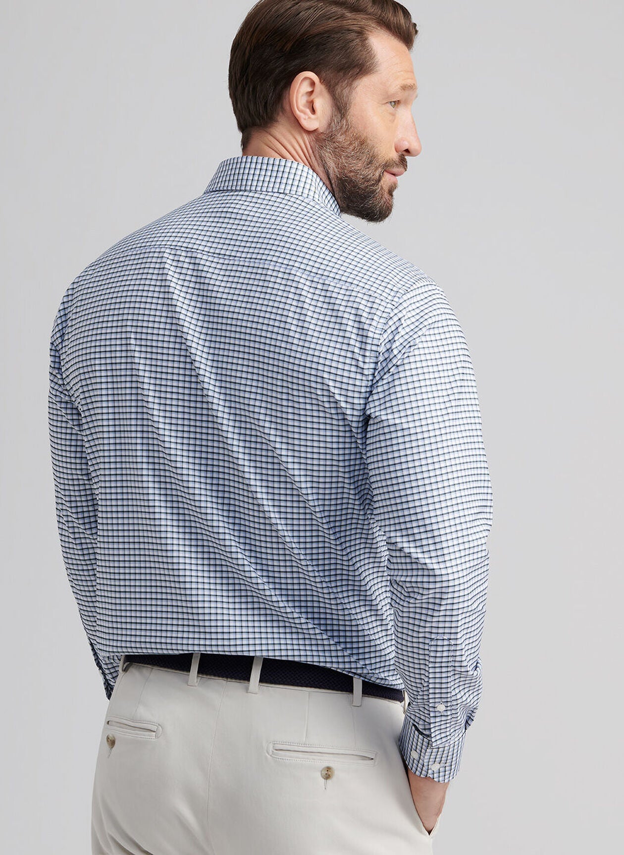 Cashiers Perf Twill Sport Shirt Deep Verdant