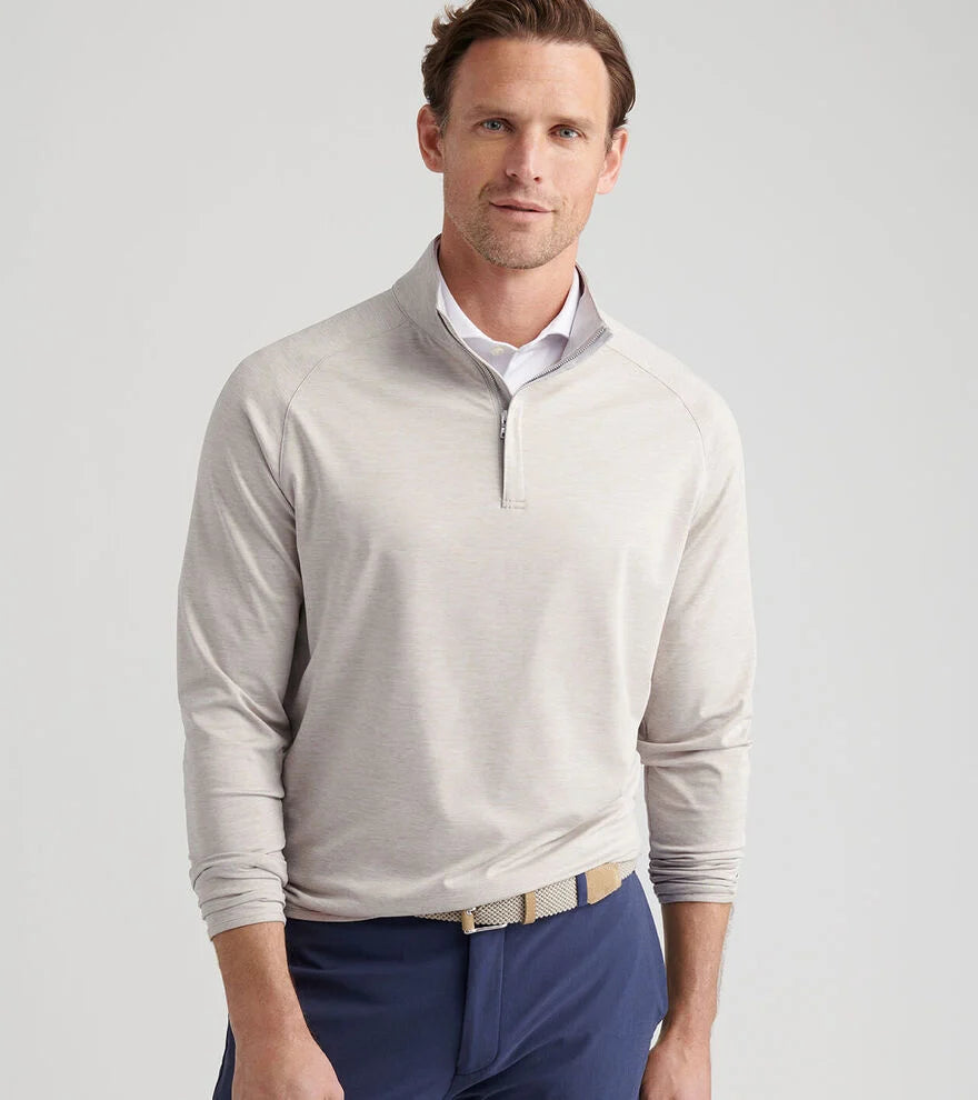 Stealth Performance 1/4 Zip Oatmeal