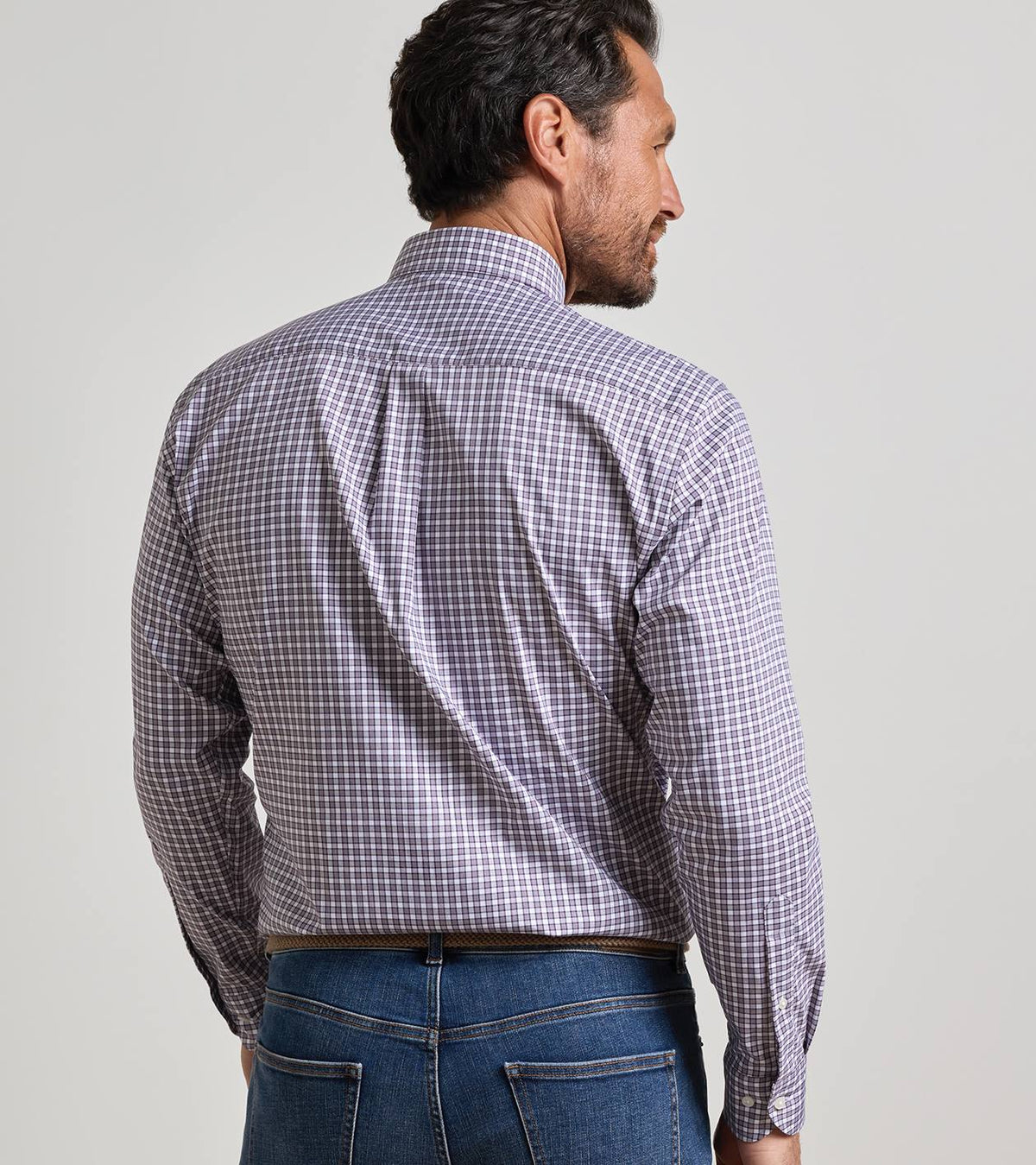 Atlas Cotton-Stretch Shirt Grapeseed