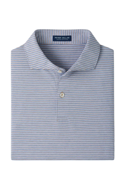 Timbre Perf Jersey Polo Lt Nutmeg