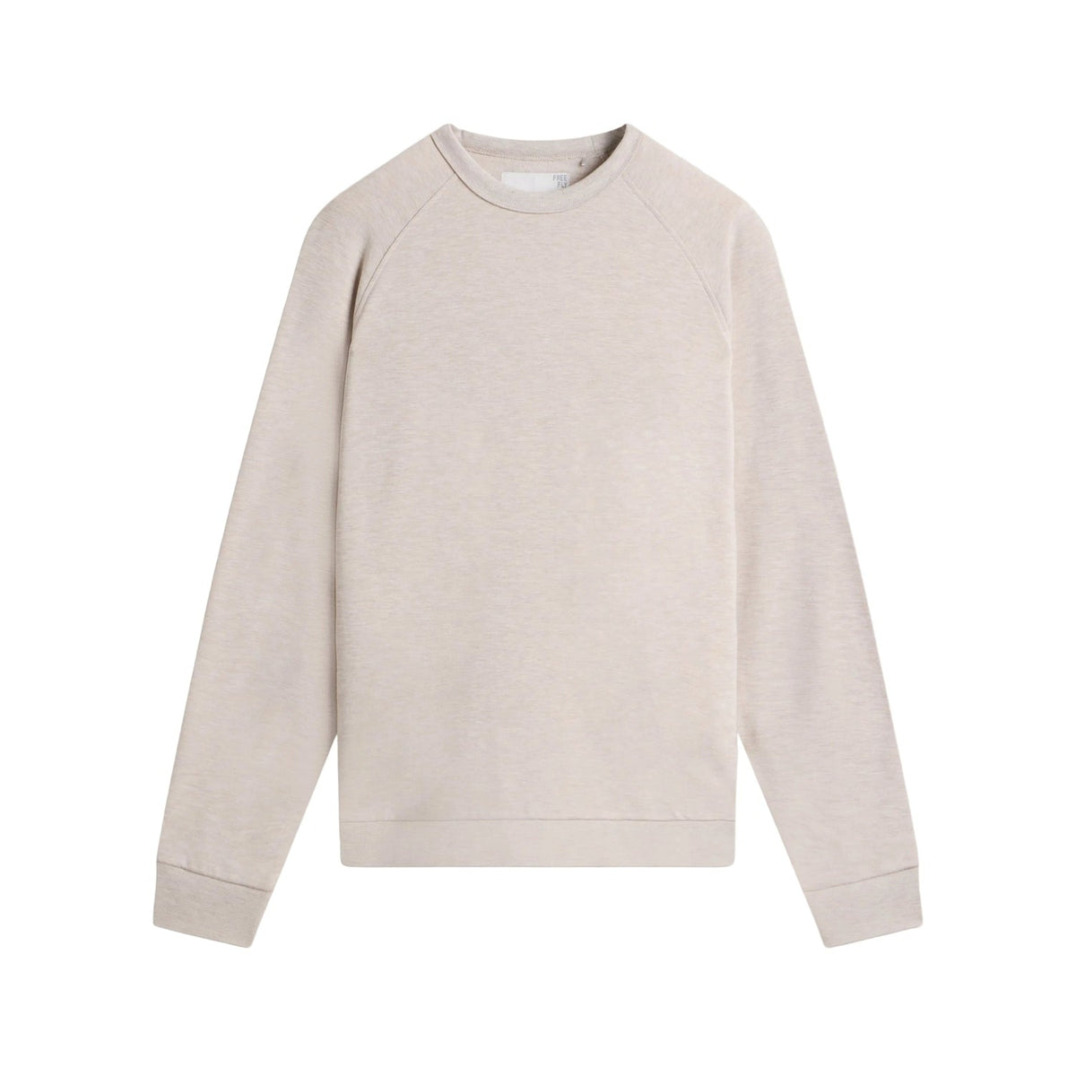 Bamboo Lightweight Fleece Crew Hthr Desert Tan