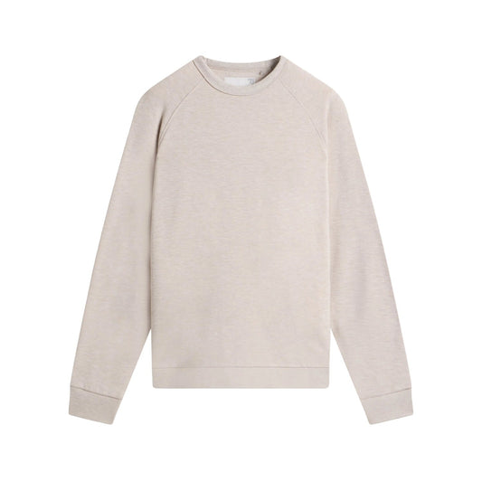 Bamboo Lightweight Fleece Crew Hthr Desert Tan