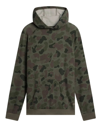 Bamboo Lightweight Fleece Hoodie Vtg Camo Oil Grn