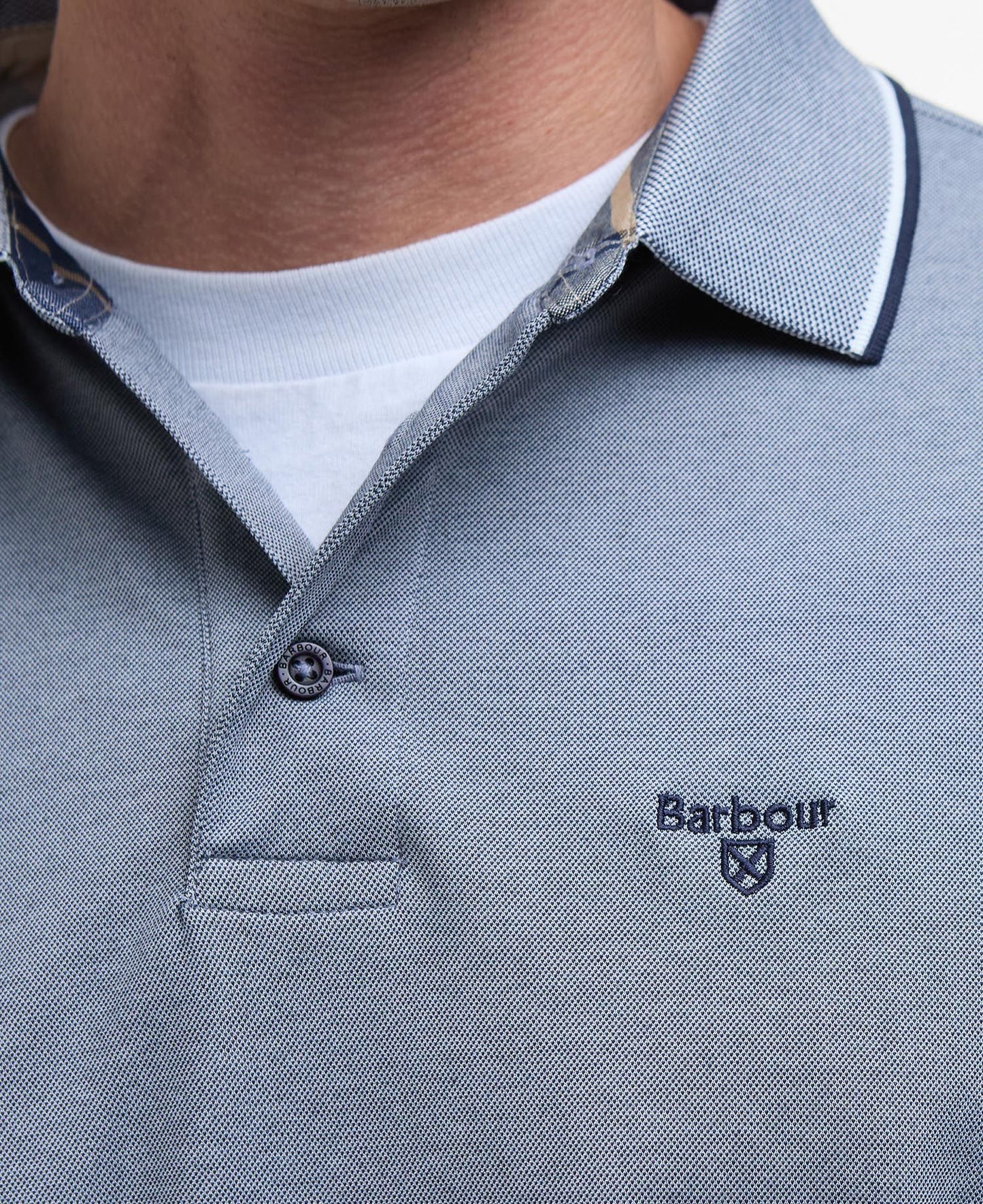 Barbour Heydon Polo Navy