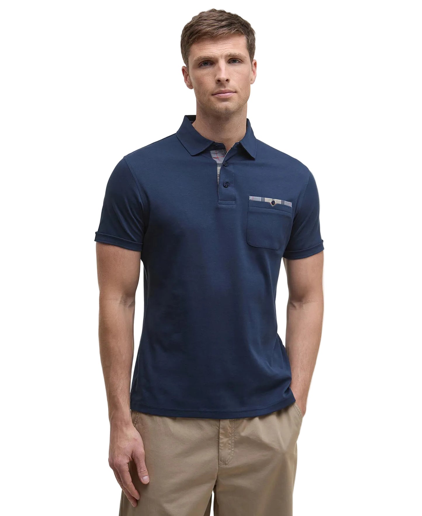 Premium Corpatch Tailored Polo Navy