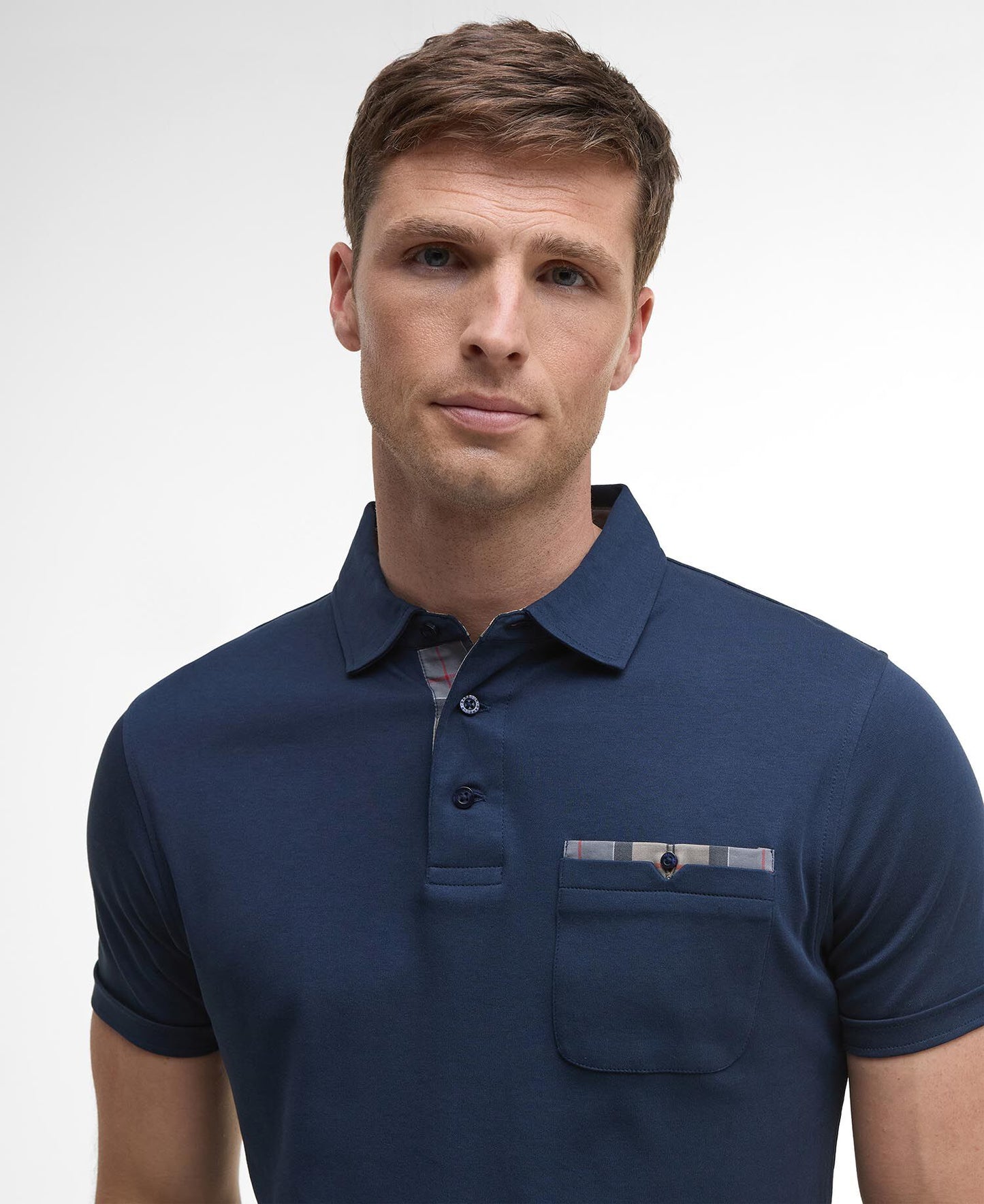 Premium Corpatch Tailored Polo Navy