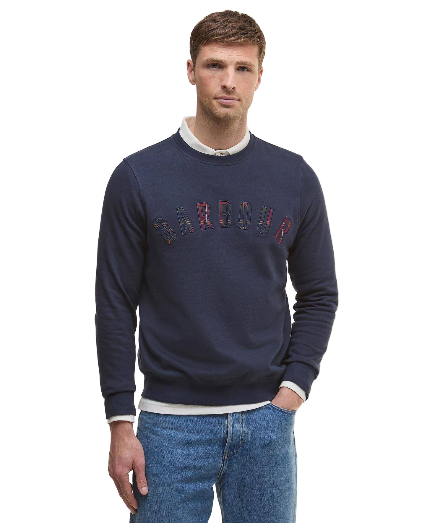 Wynter Crew Neck Sweatshirt Navy Winterberry