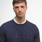 Wynter Crew Neck Sweatshirt Navy Winterberry