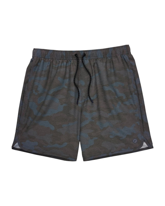 7" Reverb Short Woodland Camo Storm Cloud
