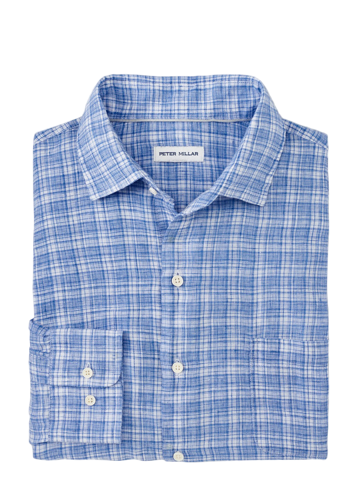 Chilwa Linen Sport Shirt Blue Poppy