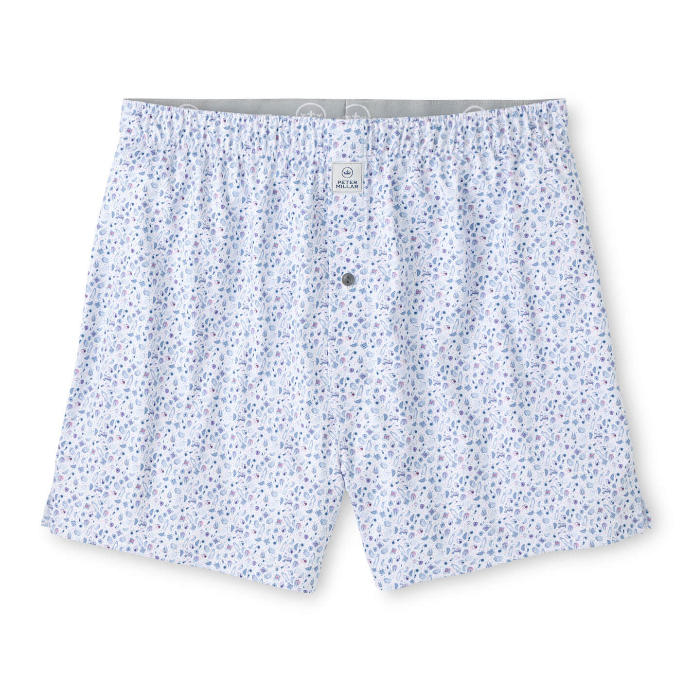 Oyster Roast Perf Boxer Short White
