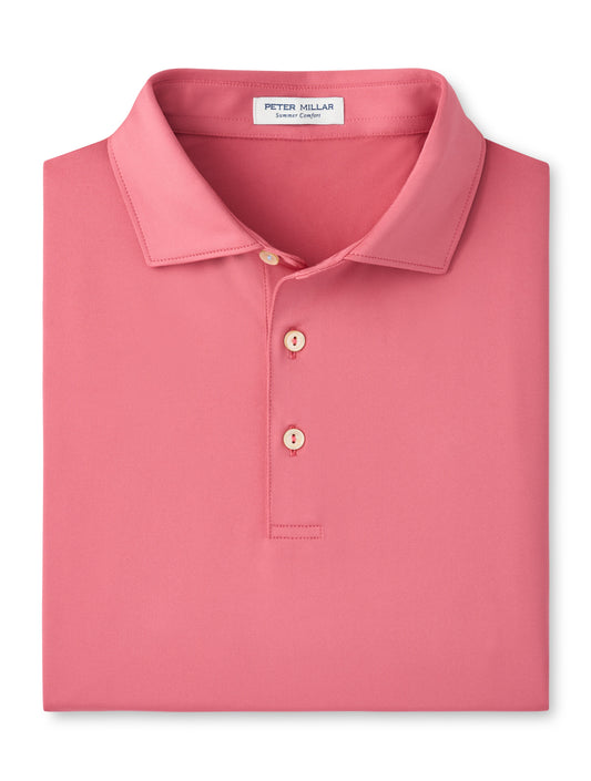 Solid Jersey Polo Cape Red