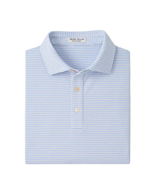 Harrington Jersey Polo White/Bluebird
