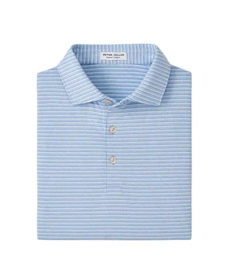 Owens Performance Polo Cottage Blue