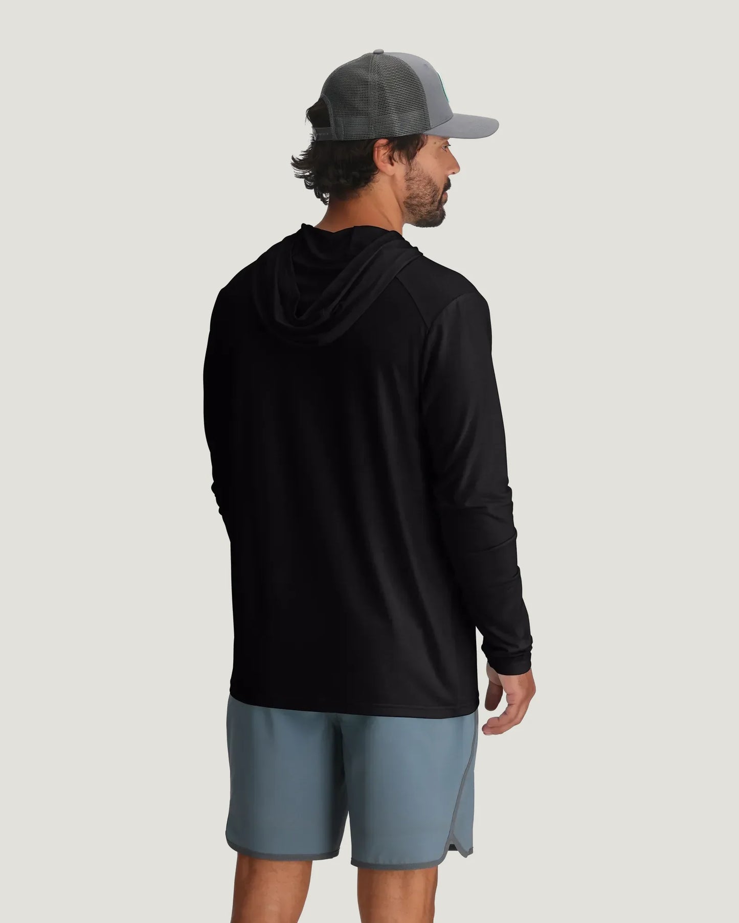 Bamboo Shade Hoodie Black