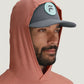 Bamboo Shade Hoodie Heather Red Clay